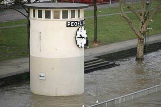 Der aktuelle Rheinpegel in Köln