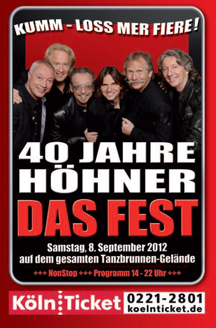 40 Jahre Höhner - Das Fest  koeln.de