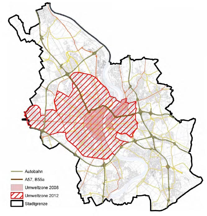 Ab April 2012 wird die Kölner Umweltzone ausgedehnt | koeln.de