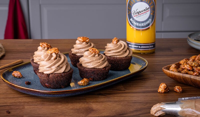 Bombardino Cupcakes mit Eierlikör