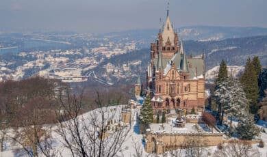 Drachenfels im Winter