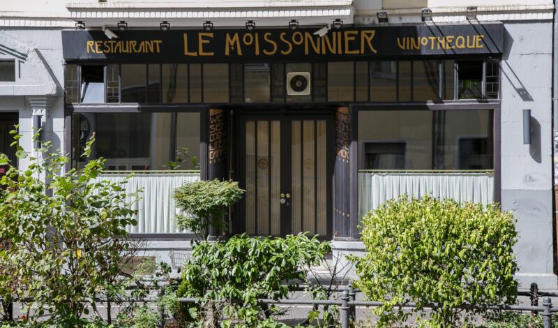 Das Bistro Le Moissonnier von Außen.