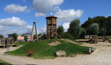 Im Brückenkopfpark in Jülich