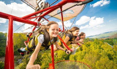 Drachenflieger Wild Eagle im Freizeitpark Fort Fun