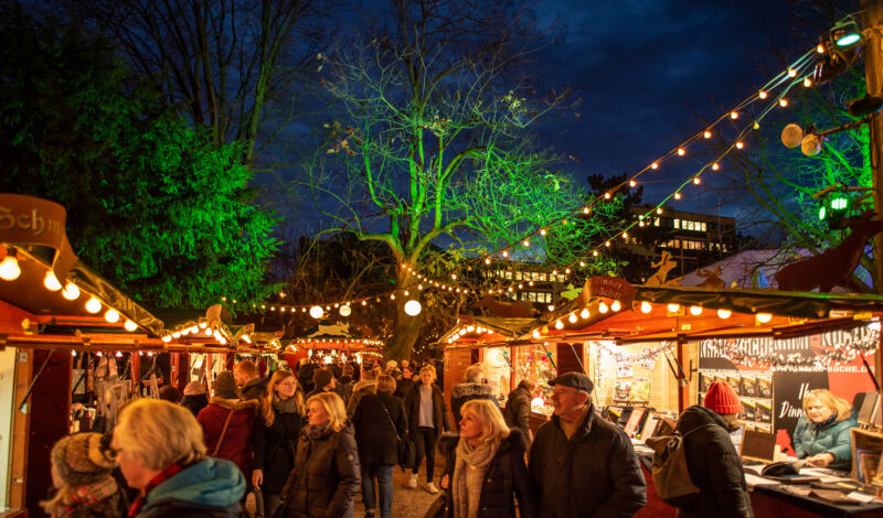 Weihnachtsmarkt im Stadtgarten in Köln