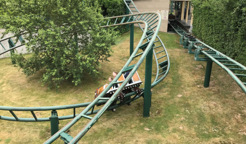 Achterbahn im Freizeitpark Klotti in Klotten