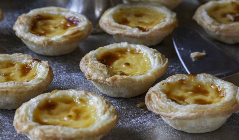 Pasteis de Nata, eine traditionelle portugiesische Süßspeise