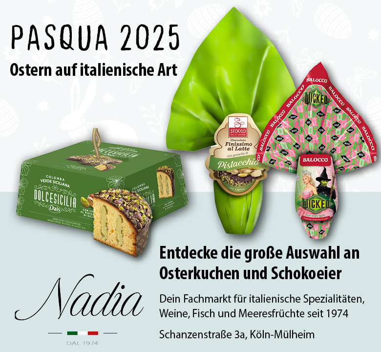 Ostern feiern auf die italienische Art mit Spezialitäten von Nadia in Mülheim